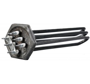 Блок ТЭНов 9000 Вт 350 мм D74 мм G 2,5"